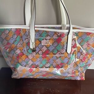 Juicy Couture Colorful Logo Tote